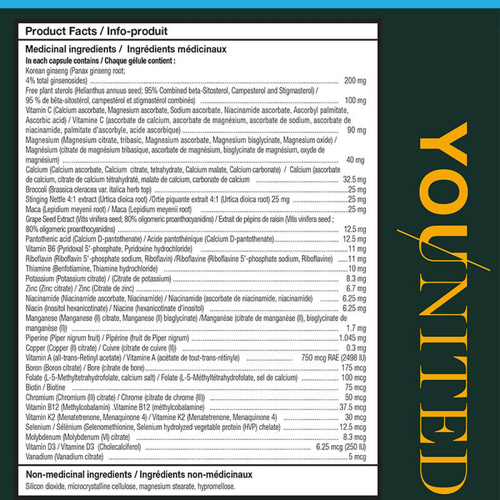 Younited Active Men's Multi 120 Capsules