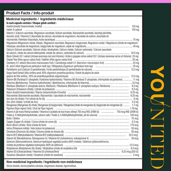 Younited Active Women's Multi 120 Capsules