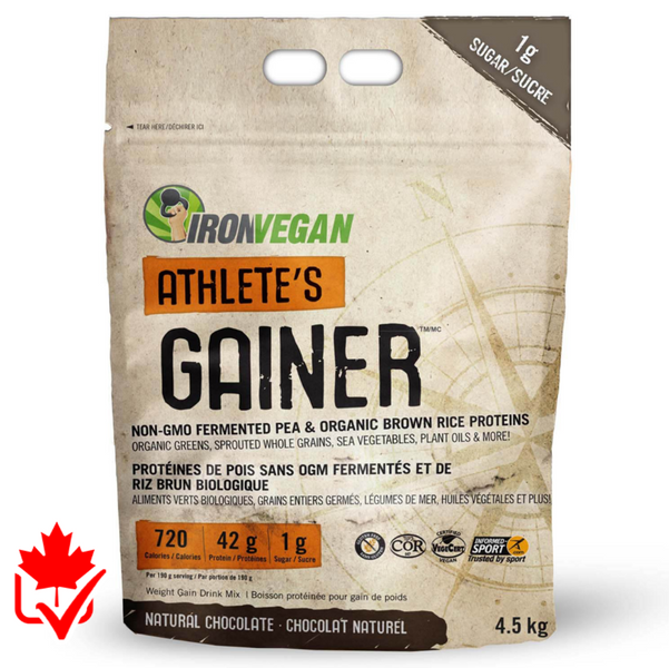 Iron Vegan Athletes Gainer 4.5kg — Popeye's Supplements Ontario