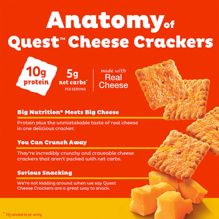 Quest Cheese Crackers BOX of 4