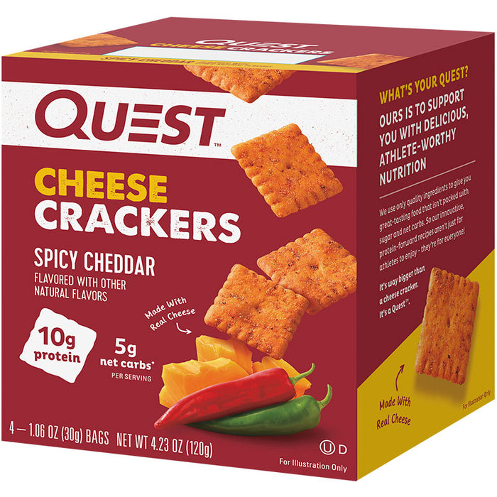 Quest Cheese Crackers BOX of 4