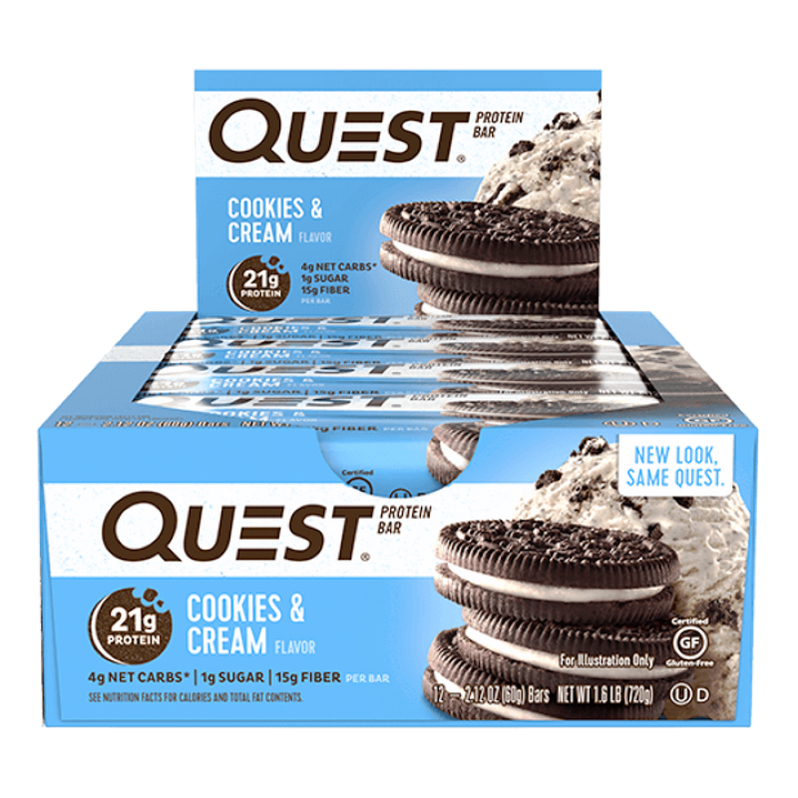 Quest Protein Bars BOX of 12 — Popeye's Supplements Ontario