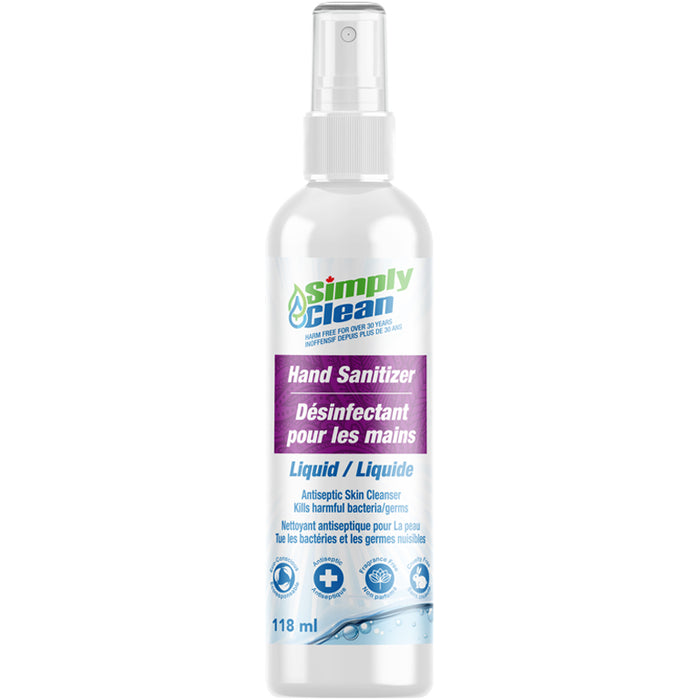 Simply Clean Hand Sanitizer Liquid Spray 118ml
