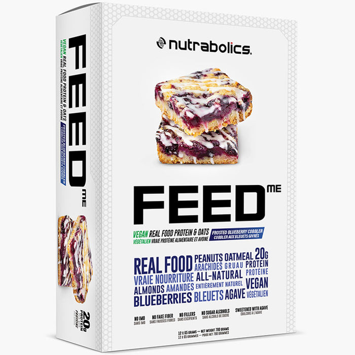 Nutrabolics FEED Vegan Bars BOX of 12