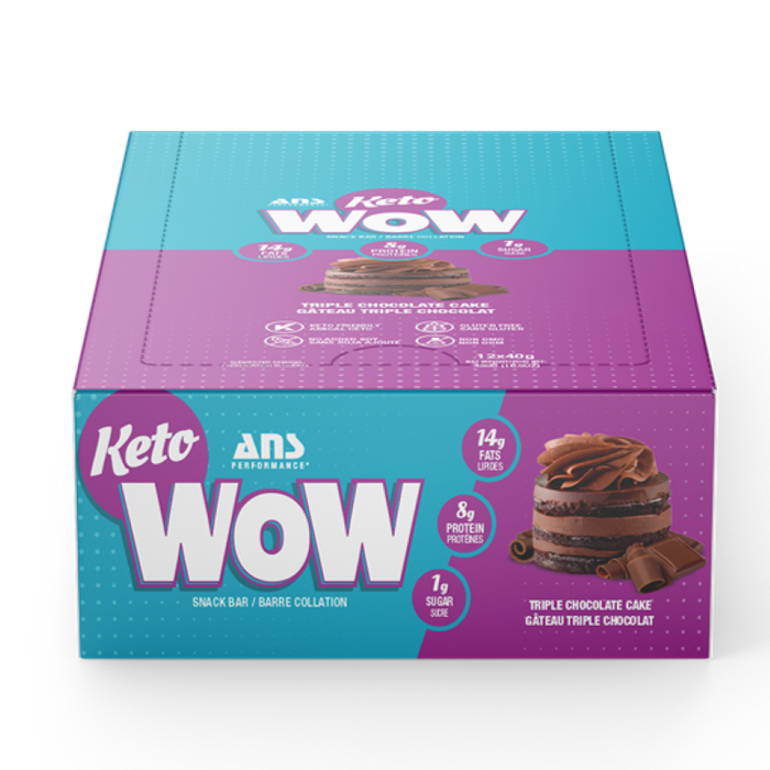 ANS KetoWOW Snack Bars BOX of 12