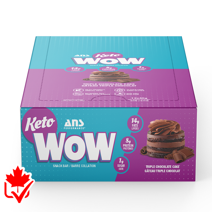 ANS KetoWOW Snack Bars BOX of 12