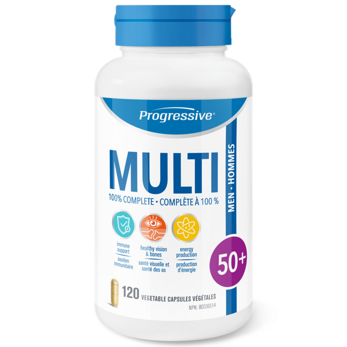 Progressive Adult Multivitamin 50+ 120 Vcaps
