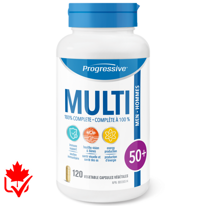 Progressive Adult Multivitamin 50+ 120 Vcaps