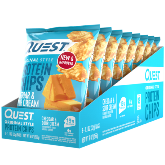 Quest Original Protein Chips BOX of 8