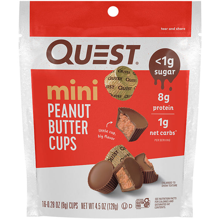 Quest Peanut Butter Cups MINIs 128g Bag
