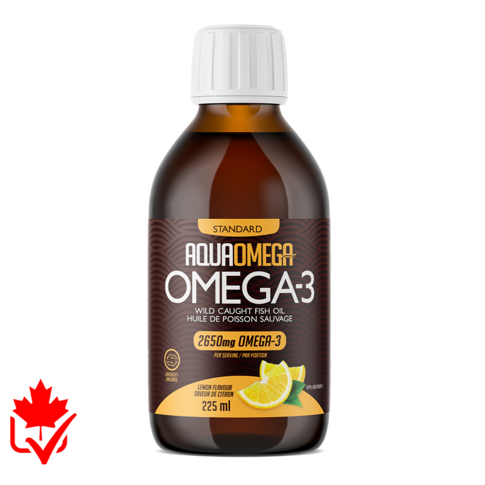 AquaOmega Omega-3 Standard 225ml Lemon