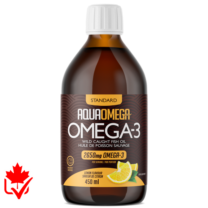 AquaOmega Omega-3 Standard 450ml Lemon