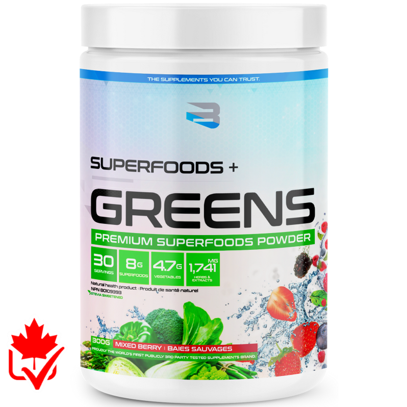 Believe Superfoods+Greens 30 Servings — Popeye's Supplements Ontario