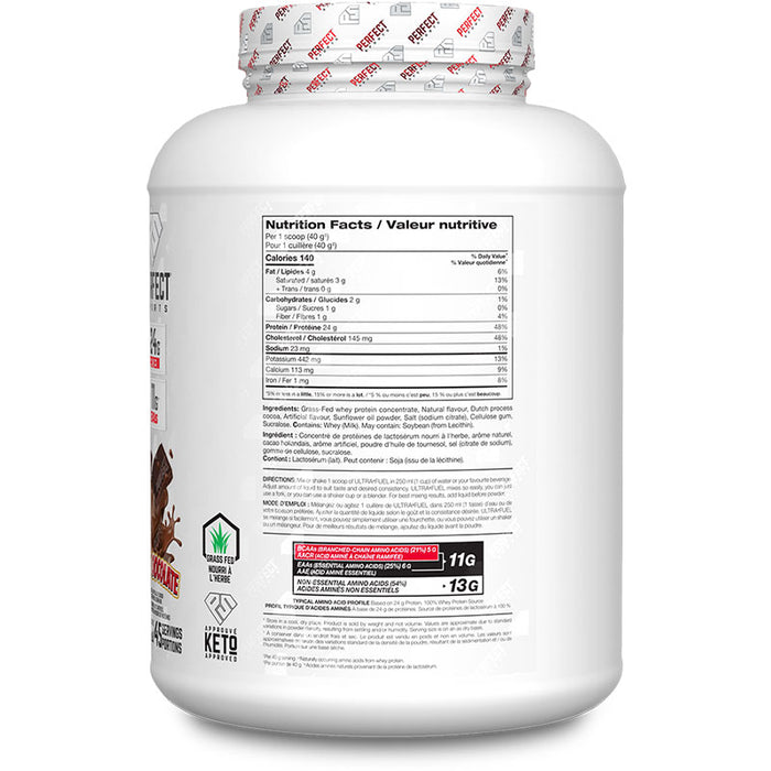 Premium 100% Pure Grass Fed Whey Isolate Protein - Vanilla - Zero Carb