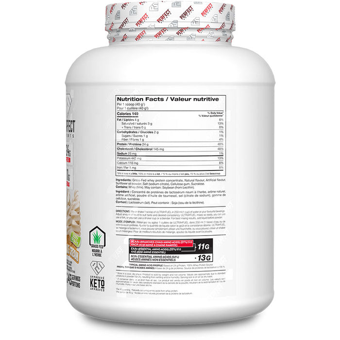 Perfect Sports Ultra Fuel Grass-Fed Whey 4lb