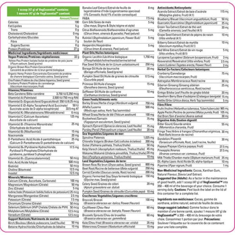 Progressive VegEssential AllInOne 2kg — Popeye's Supplements Ontario